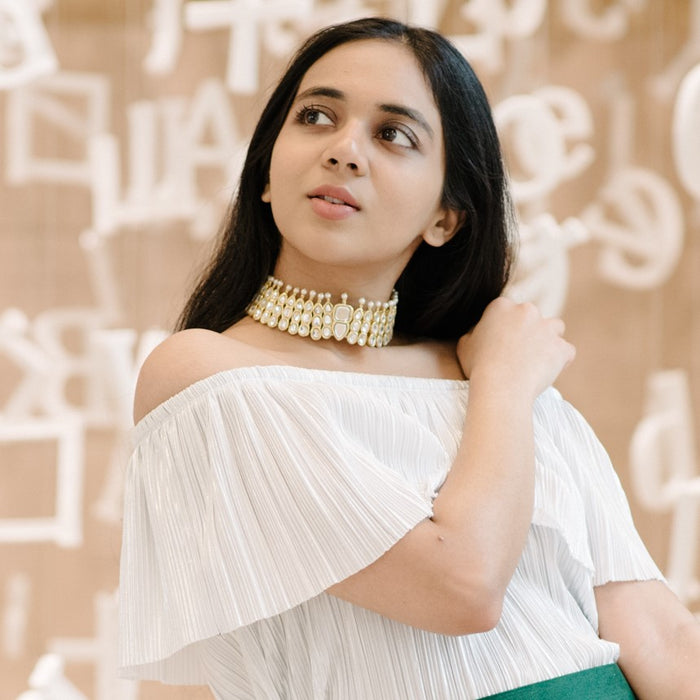 Dipti Choker Set - The Pink Bazaar
