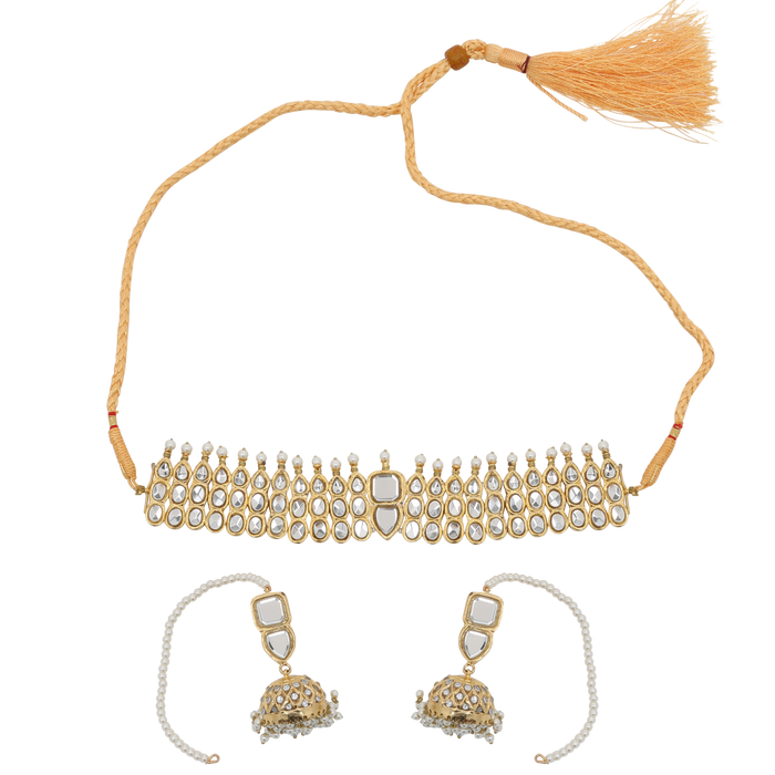 Dipti Choker Set - The Pink Bazaar