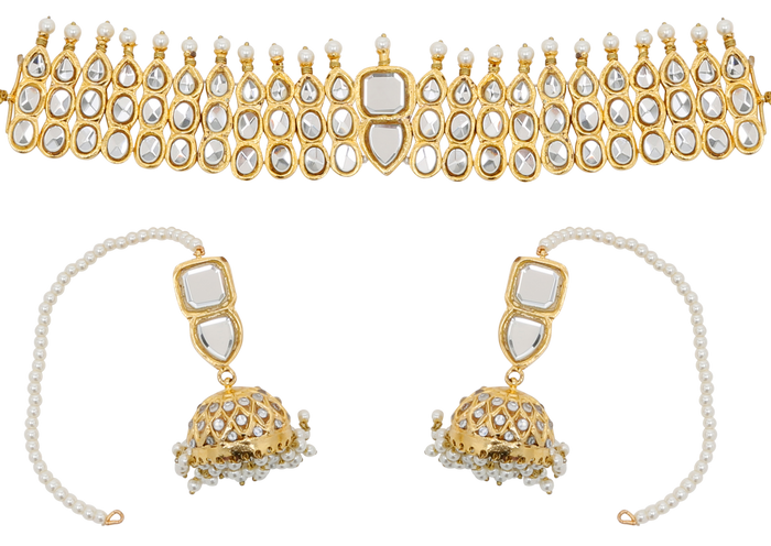 Dipti Choker Set - The Pink Bazaar