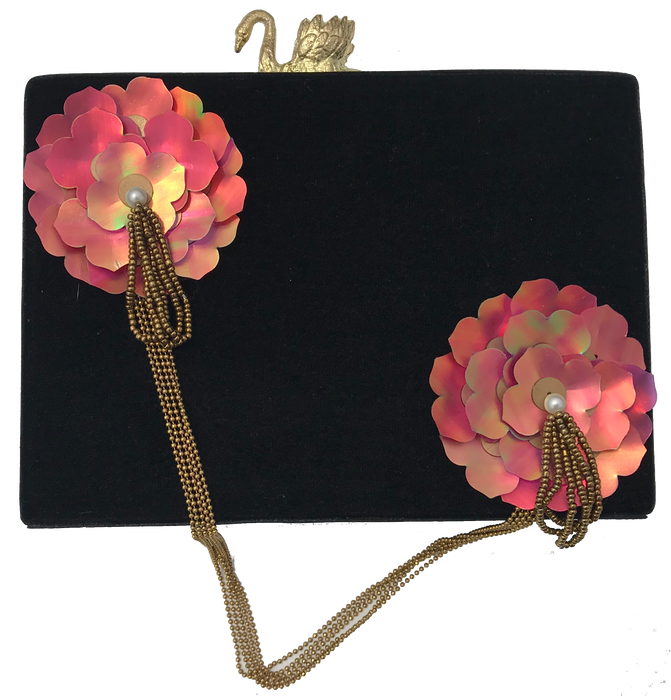 Flower Clutch - The Pink Bazaar
