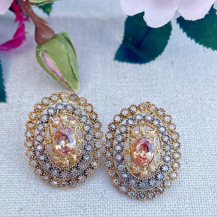 Simi Polki Studs - The Pink Bazaar