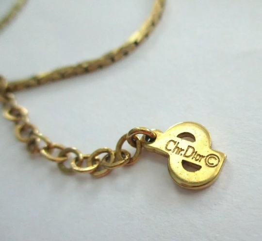 DIOR HEART CD NECKLACE GOLD – 2NDEND
