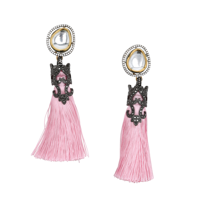 Nishi Tassle Earrings - The Pink Bazaar