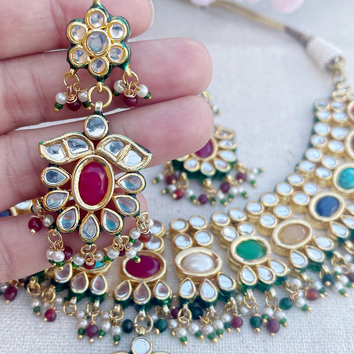 Jaya Necklace Set - The Pink Bazaar