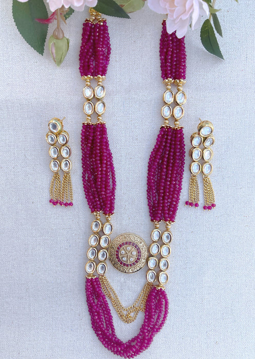 Rubina Necklace Set - The Pink Bazaar