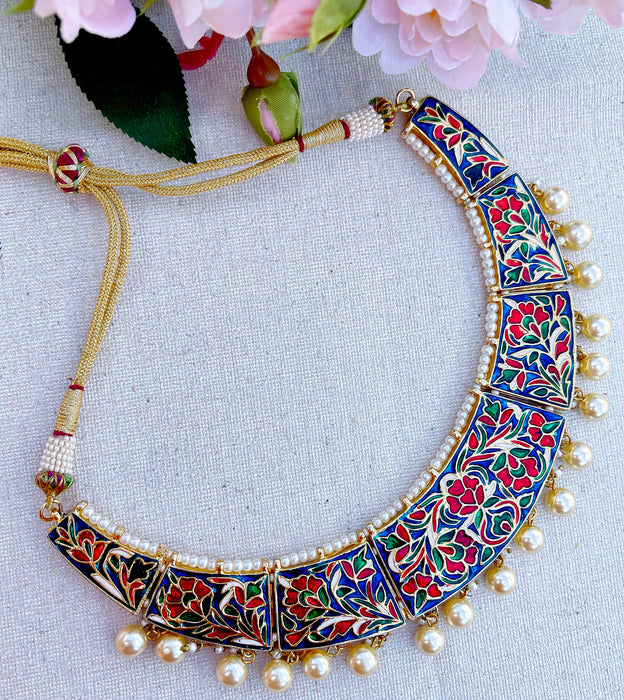 Ritu Necklace Set - The Pink Bazaar