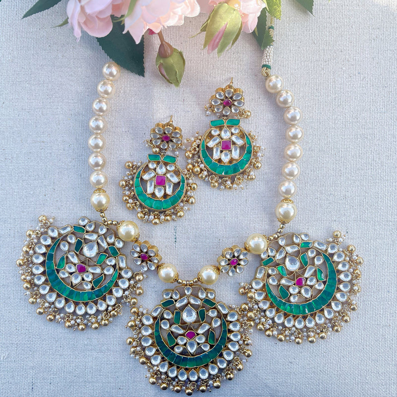 Garden Necklace Set - The Pink Bazaar